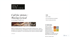 Desktop Screenshot of blog.ebsqart.com